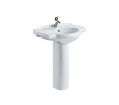 维可陶立柱盆 时尚卫浴空间的精致之选